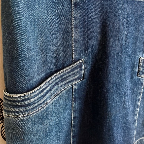 LOUIS VUITTON Vintage denim mini dress with 3/4 sleeves - Picture 4 of 6